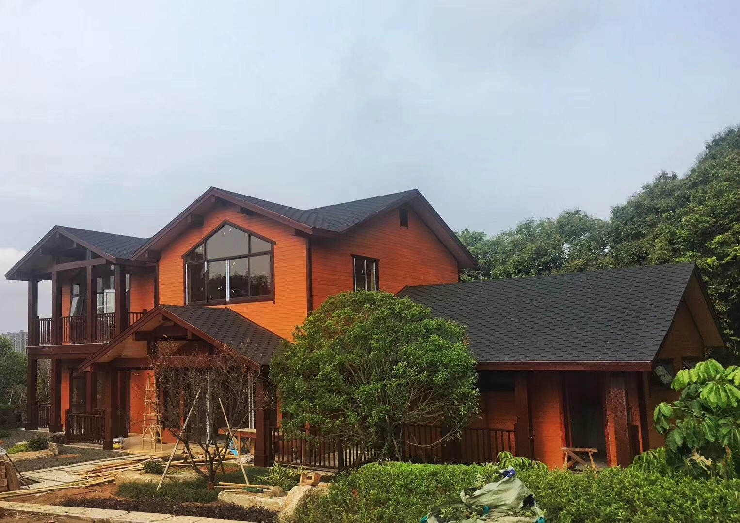 福州地区品质好的胶合木框架结构房屋-木屋建设